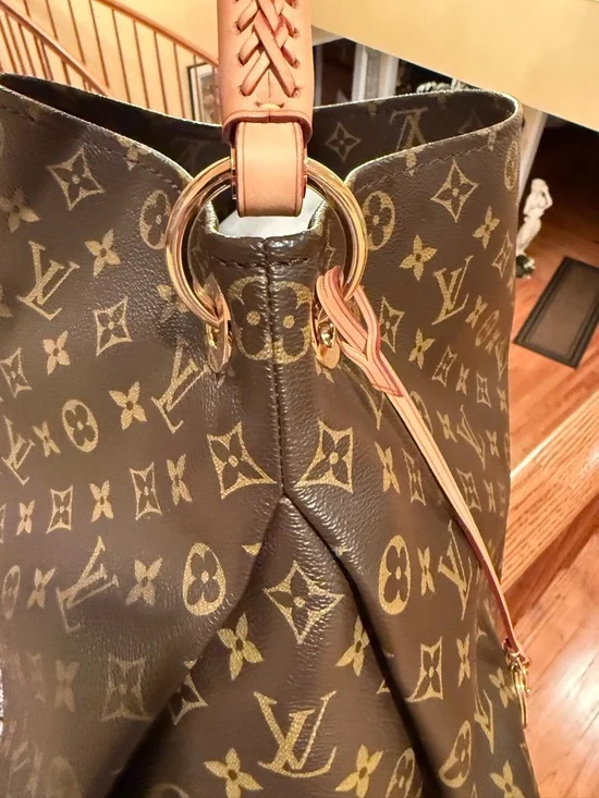 Louis Vuitton Monogram Canvas Hobo Bag - Brown - Picture 4 of 14